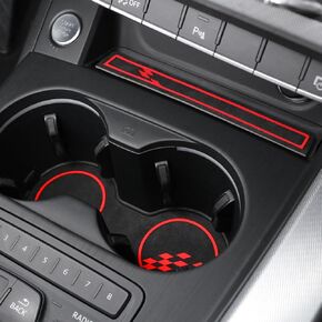 حامل أكواب السيارة من BETTERHUMZ متوافق مع Audi A4 S4 B9 A5 S5 RS5 2017-2024 صندوق تخزين وحدة التحكم المركزية وملحقات السيارة الداخلية (لألكانتارا) in Kuwait