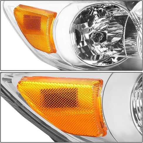 Auto Dynasty TO2502203 OE Style Driver/Left Side Headlight Lamp Compatible with Toyota Corolla Sedan 11-13 in Saudi Arabia