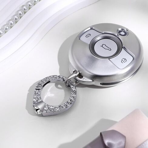 Car Keychain for Business Household Women Glitter Rhinestone Keychain Ring Strap Keychain Accessories Car in Saudi Arabia