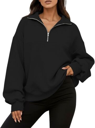 ربع الرمز البريدي البلوز المرأة المتضخم بلوزات الخريف البلوزات موضة هوديس البلوز قمصان عادية كم طويل in Kuwait