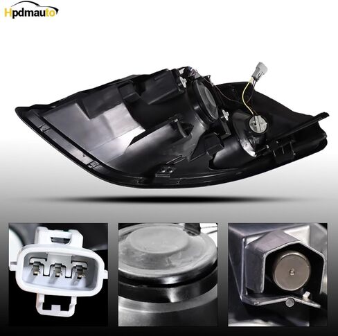 Headlight Assembly fit for 2011+ Hino 238 258 268 338 Truck Right Passenger Side with Silver Painted Headlamp (LED Lens) in Kuwait