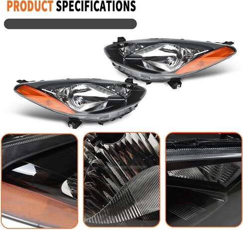 DR61510K0D MA2519144 Pair Halogen Headlight Compatible with 2011-2014 2 Yozora/GS/GX/Sport/Touring Driver & Passenger Side in Saudi Arabia