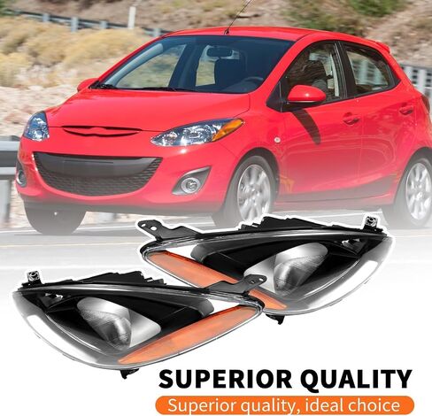 DR61510K0D MA2519144 Pair Halogen Headlight Compatible with 2011-2014 2 Yozora/GS/GX/Sport/Touring Driver & Passenger Side in Saudi Arabia