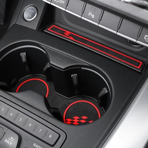 BETTERHUMZ Car Cup Holder Coaster Compatible with Audi A4 S4 B9 A5 S5 RS5 2017-2024 Center Console Storage Box Pad Car Interior Accessories (for Alcantara) in Saudi Arabia
