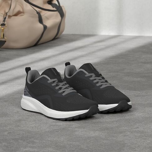 BRONAX Women's Wide Toe Box Road Running Shoes | Wide Athletic Tennis Sneakers with Rubber Outsole in Kuwait