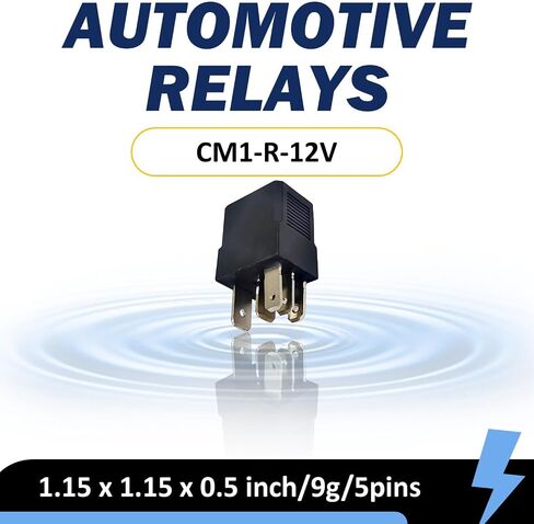 ​​2-Pack CM1-R-12V ACM13221 | 12VDC 35A 5-Pin General Purpose Automotive Power Relay in Saudi Arabia