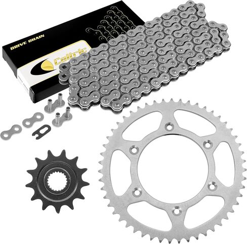Caltric Drive Chain and Sprocket Kit Compatible with Honda CRF250R CRF 250R 2004-2009 in Saudi Arabia