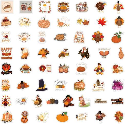 ملصقات البلوط 55pcs الخريف الخريف البلوط لعيد الشكر زجاجات المياه بطاقات الأمتعة المغلفات سجل القصاصات الكمبيوتر المحمول حزب الديكور للأطفال المراهقين in Kuwait