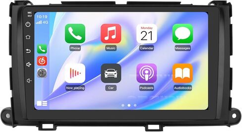 أندرويد 13 راديو السيارة ستيريو لتويوتا سيينا 2004-2010 CarPlay Andriod Auto 2G + 32G مع SWC WiFi GPS Navigation DSP Bluetooth FM in Saudi Arabia