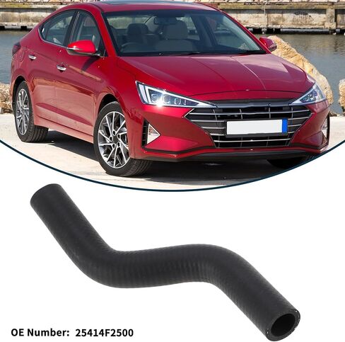 ACROPIX خرطوم المبرد خرطوم السخان رقم 25414F2500 لشركة Hyundai Elantra 2017-2020 2.0L أنبوب تبريد مطاط الغاز أسود 1 قطعة in Kuwait