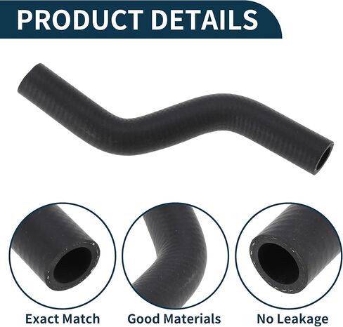 ACROPIX خرطوم المبرد خرطوم السخان رقم 25414F2500 لشركة Hyundai Elantra 2017-2020 2.0L أنبوب تبريد مطاط الغاز أسود 1 قطعة in Kuwait