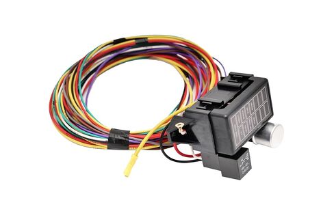 طقم أحزمة أسلاك عالمية مكونة من 8 دوائر، من النحاس والبلاستيك، وأحزمة أسلاك السيارات، متوافقة مع المركبات المخصصة، والقضبان الساخنة، وقضبان الشوارع، وعربات الكثبان الرملية in Kuwait