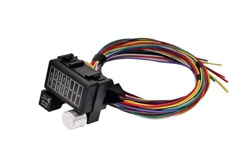 طقم أحزمة أسلاك عالمية مكونة من 8 دوائر، من النحاس والبلاستيك، وأحزمة أسلاك السيارات، متوافقة مع المركبات المخصصة، والقضبان الساخنة، وقضبان الشوارع، وعربات الكثبان الرملية in Kuwait