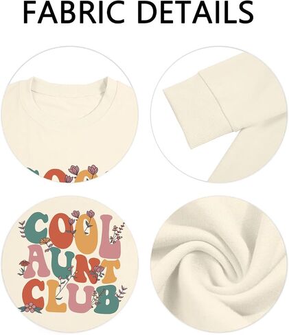 المرأة العمة البلوز كول العمة نادي قميص مضحك العمة إلكتروني طباعة البلوز القمم Crewneck البلوز للعمة in Kuwait