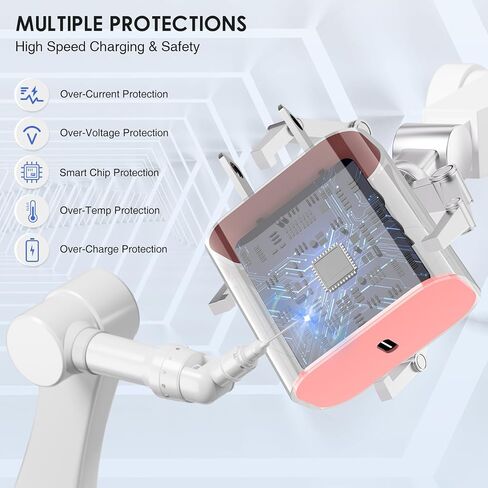 45W Charger for iPhone 16 15 Pro Max Fast Charging 3FT, iPhone 16 15 Plus Charger Cord with USBC Charger Block for MacBook Air 13/11 inch M1/M2,2022 2020 2019 2018 2017 Laptop,iPad Pro/Air in Saudi Arabia