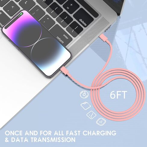 45W Charger for iPhone 16 15 Pro Max Fast Charging 3FT, iPhone 16 15 Plus Charger Cord with USBC Charger Block for MacBook Air 13/11 inch M1/M2,2022 2020 2019 2018 2017 Laptop,iPad Pro/Air in Saudi Arabia
