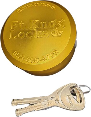 Gooseneck Round Tube Coupler/Hitch Trailer Lock Combo (TwoTrimax Puck Locks Included) in Kuwait