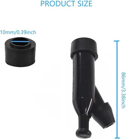 GX390 Spark Plug Boot Cap GX160 GX120 GX240 GX270 GX340 لمحركات Hon-Da والمستنسخات، بطل مولدات كولمان بريداتور 212 301 420 224 196 339 (2/حزمة) in Saudi Arabia