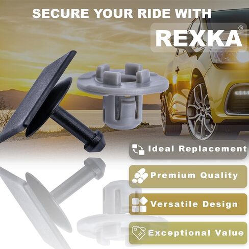 10 مجموعات من Rexka مجموعات مشبك تثبيت لوحة القلنسوة لسوبارو كروستريك، فورستر، إمبريزا، ليجاسي، أوت باك 91486KJ010 91486FL020 in Saudi Arabia