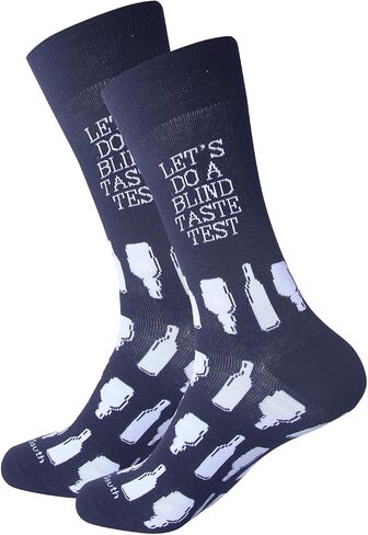 Bourbon Whiskey Socks - Funny Men Father's Socks - Drinking Apparel - Things Bourbon Drinkers Say (Blend, Shipment Come In) in Saudi Arabia