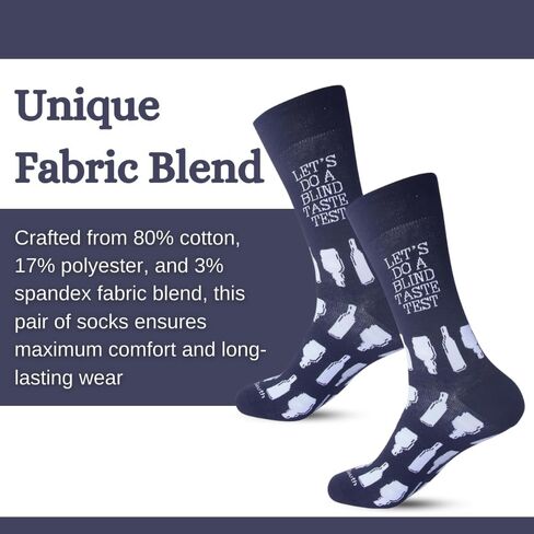 Bourbon Whiskey Socks - Funny Men Father's Socks - Drinking Apparel - Things Bourbon Drinkers Say (Blend, Shipment Come In) in Saudi Arabia