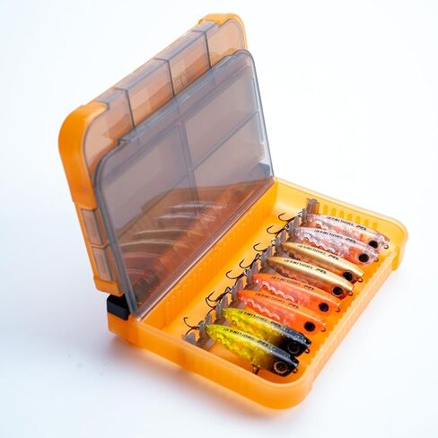 5 Pack Mini Plastic Tackle Boxes for Small Tackle Box Organizer, Ideal for Fishing Storage Containers, Kayak Fly Boxes Large in Kuwait