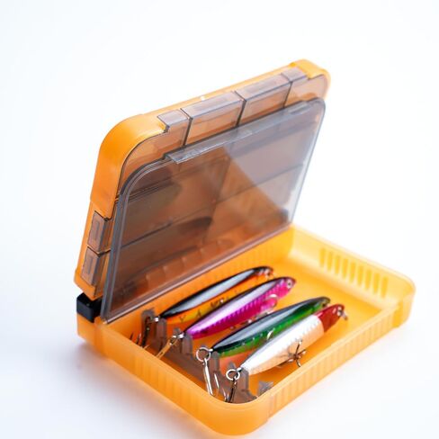 5 Pack Mini Plastic Tackle Boxes for Small Tackle Box Organizer, Ideal for Fishing Storage Containers, Kayak Fly Boxes Large in Kuwait