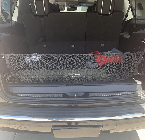Trunk Organizer Cargo Net for Chevrolet Suburban 2015–2025 – Envelope Style Cargo Net for SUV – Premium Mesh Car Trunk Organizer Vehicle Carrier Storage – Compatible with Suburban in Saudi Arabia