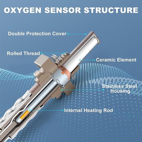 Oxygen Sensor Upstream + Downstream 234-9036 234-4382 Compatible for Nissan Altima Rogue 2.5L 2007 2008 2009 2010 2011 2012 2013 (Set of 2) in Saudi Arabia