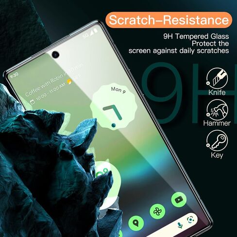 JETech Screen Protector for Google Pixel 9 Pro XL, Tempered Glass Film with Easy Installation Tool, Fingerprint Compatible, HD Clear, 3-Pack in Saudi Arabia