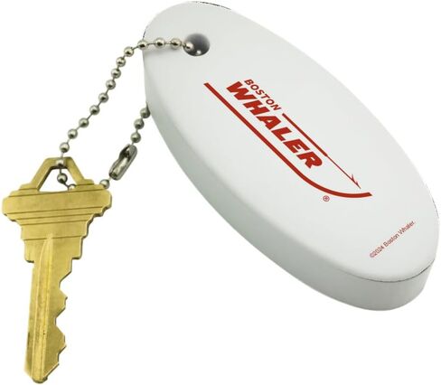 GRAPHICS & MORE Boston Whaler Red Logo Floating Keychain Oval Foam Fishing Boat Buoy Key Float in Saudi Arabia