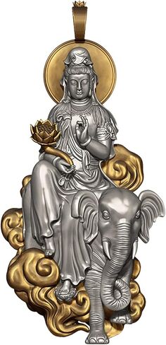  Men Pendant Men's Necklaces Dripping Guanyin Buddha Pendant Retro Necklace Pendant Pendants for Men and Women with Gift Box in Saudi Arabia