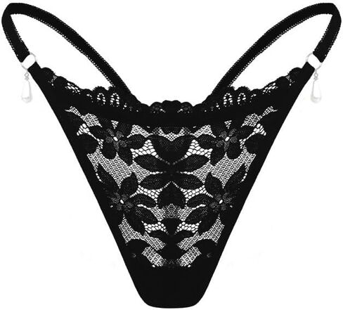 5 Pieces Women's Seamless G-String Thongs with Floral Design – Elegant, Comfortable, and Invisible Underwear in Saudi Arabia