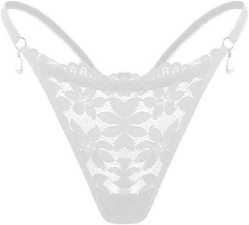 5 Pieces Women's Seamless G-String Thongs with Floral Design – Elegant, Comfortable, and Invisible Underwear in Saudi Arabia