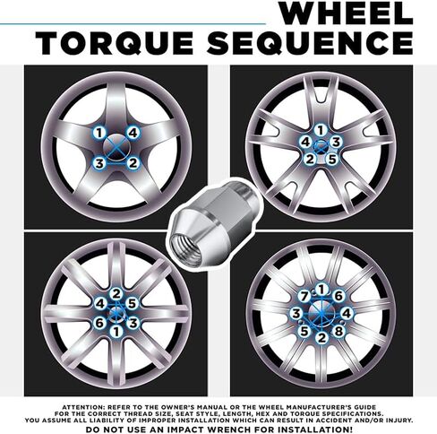 4 Pack M12x1.5 Chrome Silver Bulge Acorn Lug Nuts for Selective Aftermarket and Factory Wheels, Easy Install, Durable Carbon Steel with Stylish Triple Layered Chrome Finish in Saudi Arabia