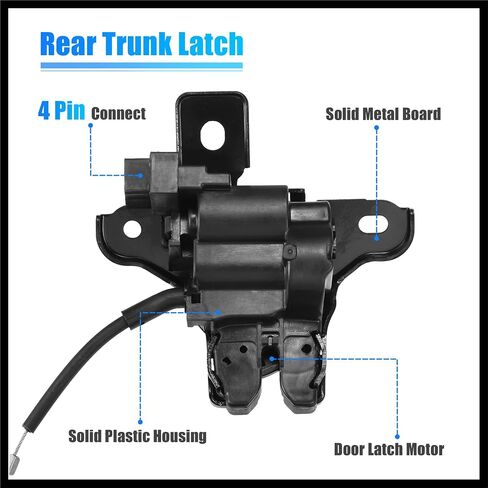 No.FR3Z5443200A Rear Tailgate Trunk Lift Gate Latch Lock Actuator for Ford for Mustang 2015-2023 for Ford Fusion 2013-2020 for Lincoln MKZ 2013-2020 Durable Material in Saudi Arabia