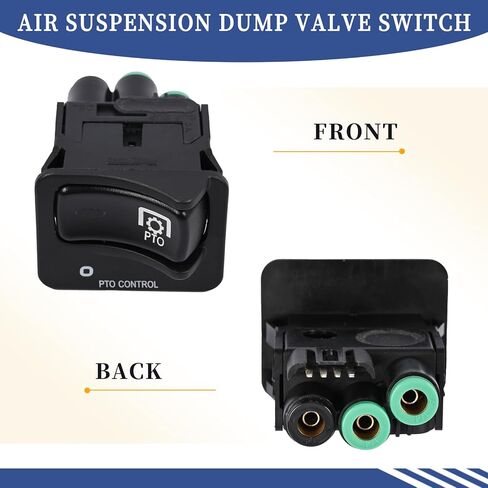 G90-6022-004BN Air Suspension Dump Valve Switch G906022004BN Compatible with Peterbilt Rocker PTO Control Shift Lift Manual Paddle Valve Switch in Saudi Arabia