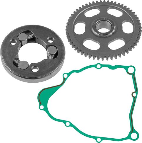 Caltric Starter Clutch Outer Assy And Idler Gear Set Compatible with Yamaha Bear Tracker Yfm250 1999-2004 in Saudi Arabia