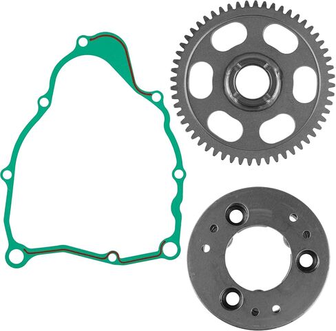 Caltric Starter Clutch Outer Assy And Idler Gear Set Compatible with Yamaha Bear Tracker Yfm250 1999-2004 in Saudi Arabia