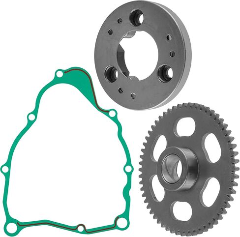 Caltric Starter Clutch Outer Assy And Idler Gear Set Compatible with Yamaha Bear Tracker Yfm250 1999-2004 in Saudi Arabia