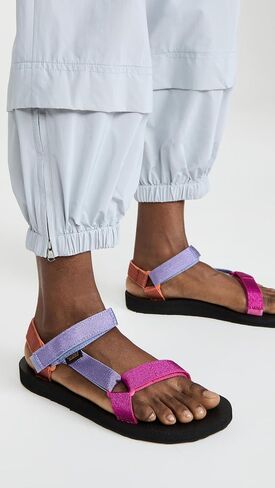 Teva Women's Original Universal Sandal, Metallic Pink Multi, 11 in Saudi Arabia