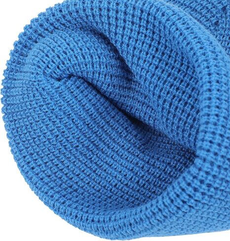 Superman Superman Logo Embroidery Waffle Knit Cuff Beanie in Saudi Arabia