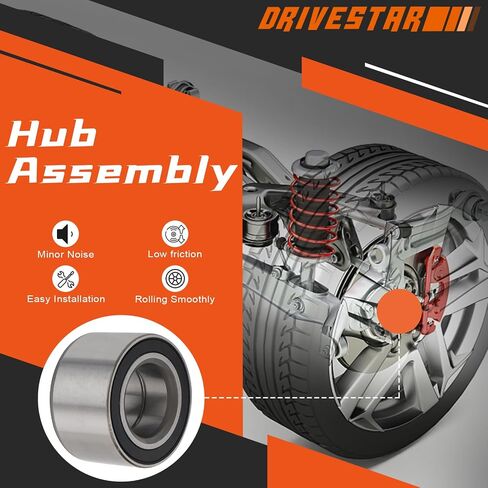 [زوج] محمل العجلة الأمامية DRIVESTAR B35 يسار أو يمين متوافق مع 2004-2011 شيفروليه أفيو/أفيو 5،2013-2015 سبارك، 2005-2008 بونتياك ويف/ويف5 in Saudi Arabia