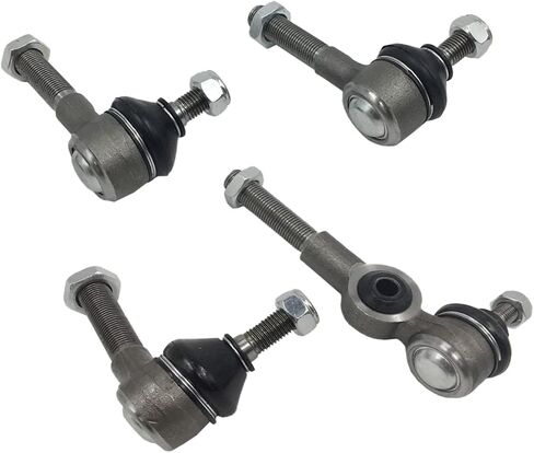 ‎PartsFlow يناسب VW Beetle/Karmann Ghia 1968-1979 4 قطع طقم تعليق نهاية قضيب الربط الداخلي والخارجي in Saudi Arabia