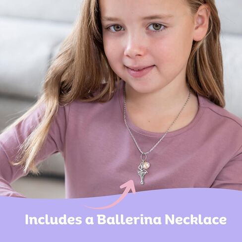 ABI + OLIE Ballerina Musical Jewelry Box for Girls, Music Box for Dance Recital Gifts for 4+ Year Old Girl, Little Girls Jewelry Box in Saudi Arabia
