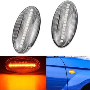 Turn Signal Lamp Led Front Fender Side Marker Light Compatible with Subaru Forester Impreza 2008 2009 2010 2011 2012-2019 (Black) in Kuwait