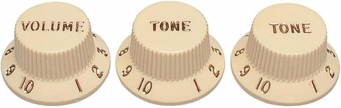 Fender Knobs One Volume, Two Tone, Vintaged in Saudi Arabia