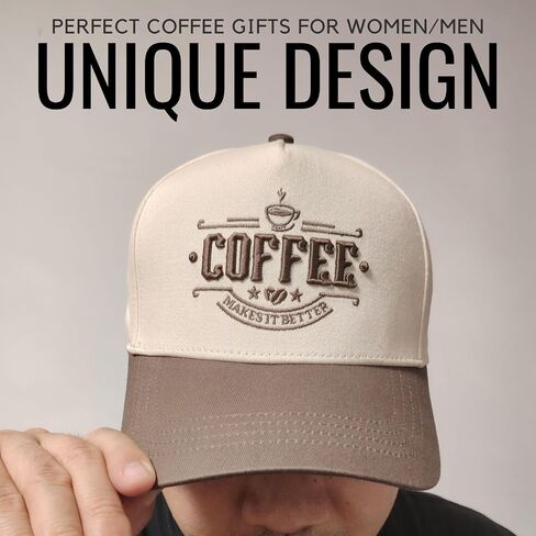 قبعة InnoBeta Coffee Gifts للنساء والرجال، قبعة سائق شاحنة مطرزة مضحكة قابلة للتعديل لعيد الميلاد وعيد الميلاد in Saudi Arabia