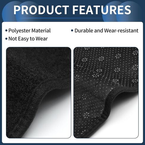 Dashboard Cover Dash Cover Mat Carpet for Chevy S10 Blazer 1998-2005 Polyester Black in Saudi Arabia