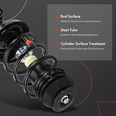 دعامة أمامية كاملة A-Premium ومجموعة زنبركية ملفوفة متوافقة مع Saturn LS/LS1/LW1 2000، L100 2001-2002، L200/LW200 2001-2003، L300 2004، مجموعة مكونة من قطعتين in Saudi Arabia